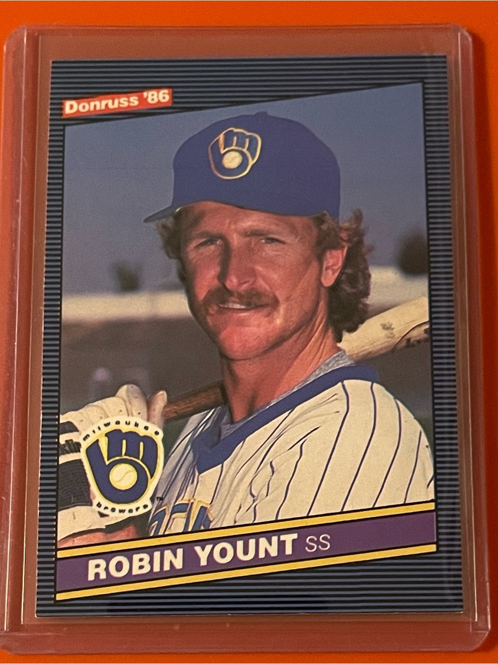 Robin Yount #48 1986 Donruss Baseball Trading Card